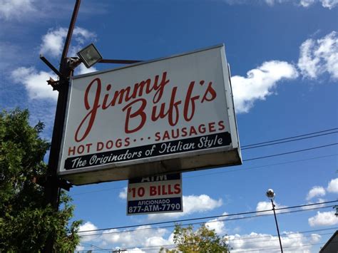 Jimmy buff's in new jersey - Here are some favorites, listed in no particular order. Each of the hot dog joints featured serves up something special. 1. Windmill Hot Dogs - Brick, Freehold, Belmar, Asbury Park, Long Branch, North Long Branch, Red Bank. This New Jersey-based chain has grown from a single shop in Long Branch (opened in 1963) to a thriving franchise with …